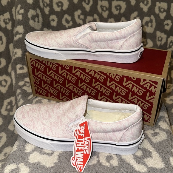 Vans Classic Slip-On Sneakers Washes Cradle Pink/True White New 😍 - Picture 11 of 17